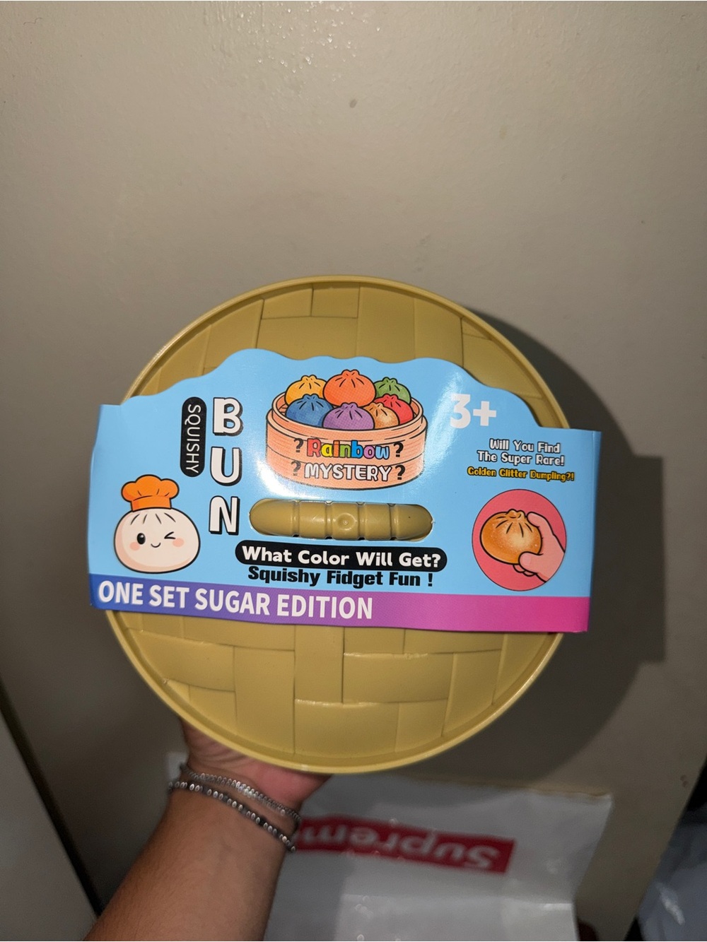 Jumbo Rainbow Mystery Dumpling Squishy Stress Toy XL Size